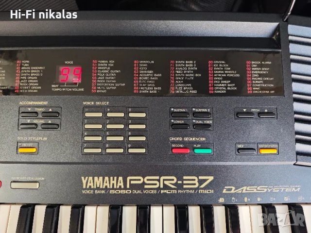 клавир пиано синтезатор клавир YAMAHA PSR-37, снимка 7 - Синтезатори - 50205475