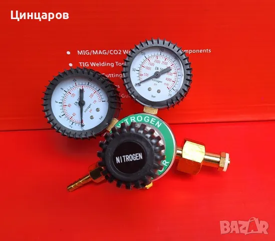 Редуцир-вентил Азот 10bar изход 