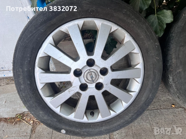 Джанти с гуми Опел Зафира 5*110 R16, снимка 4 - Гуми и джанти - 51712166