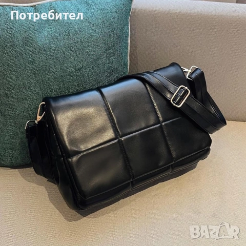 Удобна и практична дамска мека чанта с дълга дръжка 22х14см, снимка 5 - Чанти - 53299321