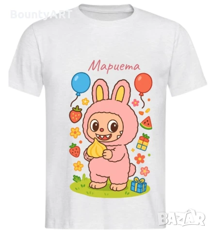 Персонализирани блузи и тениски Лабубу/Labubu, снимка 18 - Детски тениски и потници - 50787715