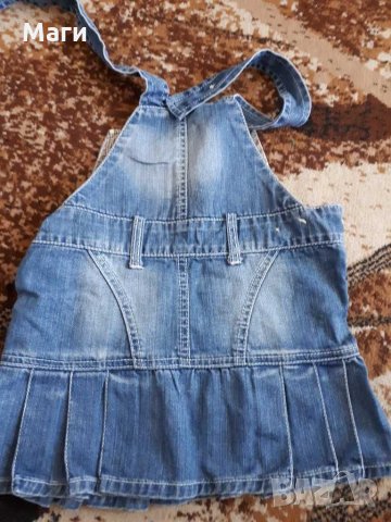 Дънкова рокличка, снимка 2 - Детски рокли и поли - 28680885