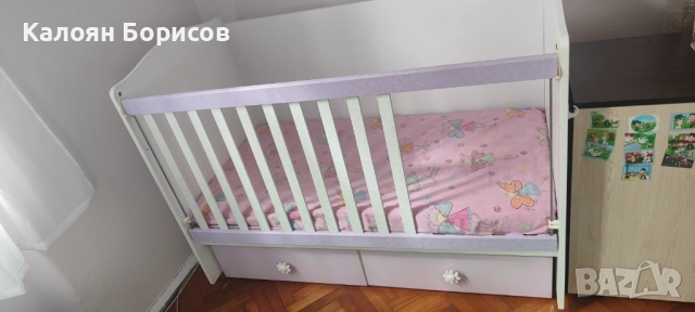 Детска кошара с матрак, снимка 3 - Кошарки - 51858913