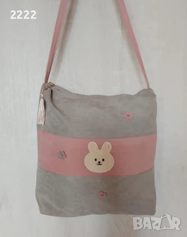 Ръчно изработена чанта зайче , снимка 2 - Чанти - 51116598