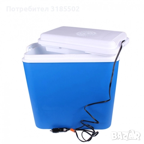 Хладилна кутия Atlantic 10L 12V, активна, синя, снимка 2 - Хладилни чанти - 51457450