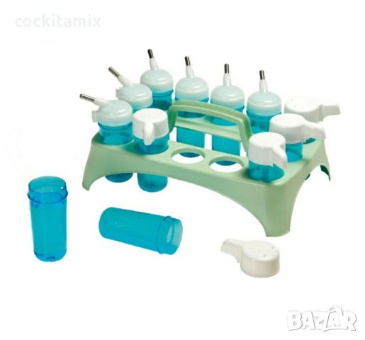 Преноска за поилки от 200мл - 12 гнезда, снимка 2 - За птици - 39772842