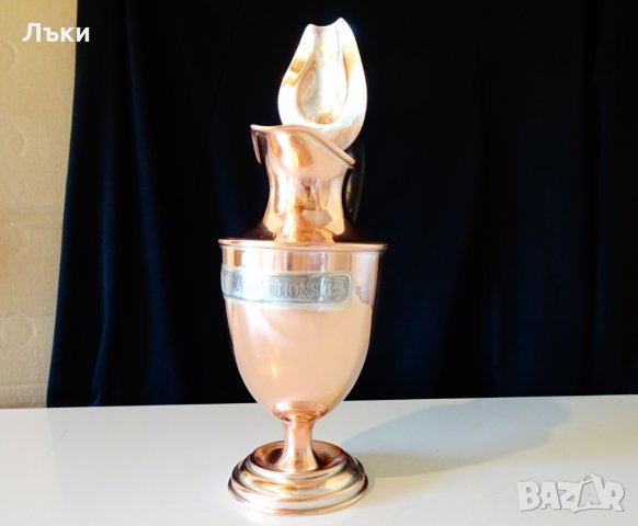 Медна кана за ракия,чай,кафе,медна вода,с капак. , снимка 5 - Антикварни и старинни предмети - 32380871