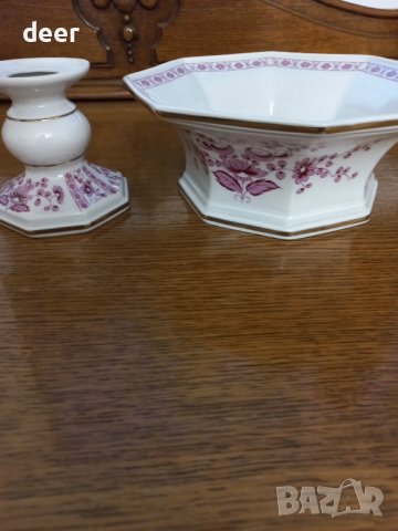 Сгобяема порцеланова  бонбониера ГДР, снимка 6 - Чинии - 43230452