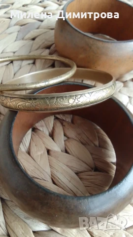 Масивни дървени гривни / Висулка Опалит , снимка 13 - Гривни - 48376432