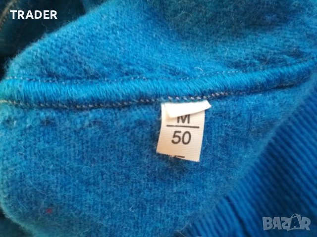Вълнен пуловер 80% вълна мерино термо блуза анорак MadeInItaly , снимка 9 - Пуловери - 31935363