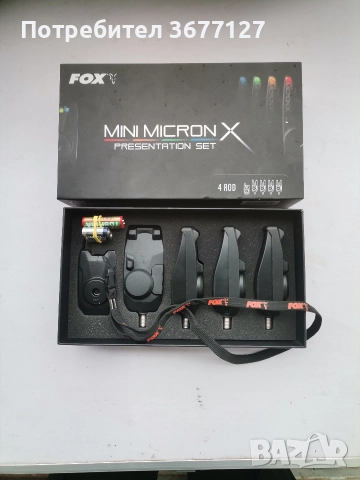 Сигнализатори fox mini micron X 4+1, снимка 5 - Такъми - 52892645