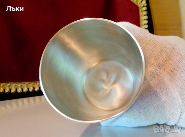 Халба,чаша от калай,цветя,300 мл.. , снимка 5 - Антикварни и старинни предмети - 33268523