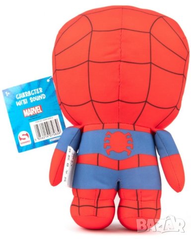 Плюшена фигура Sambro Marvel: Avengers - Spider-Man (with sound), 28 cm

