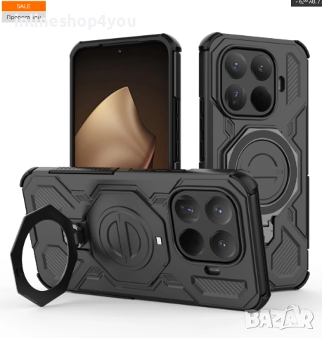 Удароустойчив Кейс RingCase за Xiaomi 15T / Pro с MagSafe, снимка 3 - Калъфи, кейсове - 52554157