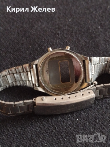 Каса с верижка за стар електронен часовник за части колекция декорация EXCEL - 26986, снимка 4 - Антикварни и старинни предмети - 36542519