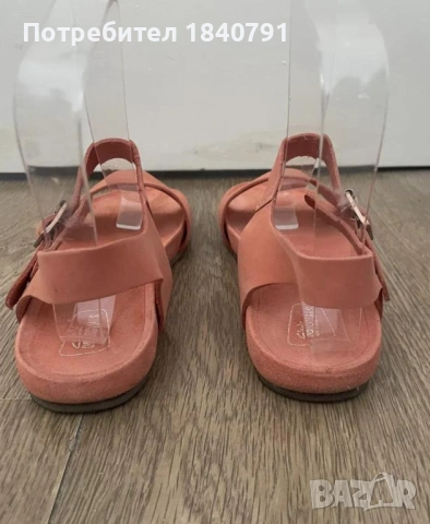 Clarks сандали – оротопедични, велур, №40, снимка 5 - Сандали - 53453167
