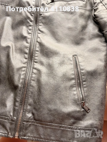 Мъжко Кожено Яке , снимка 3 - Якета - 53234947