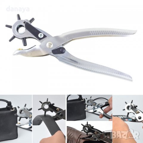 3107 Клещи замба за кожа пробиване на дупки на колани клещи замби, снимка 2 - Клещи - 38240945