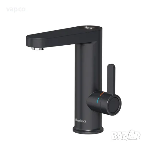 Проточен смесител с нагревател за кухня и баня Briwellna BP21-Black, снимка 7 - Смесители - 49438469