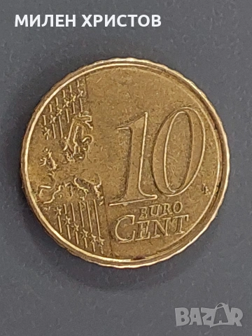 10 евро цента 2012 Франция, снимка 2 - Нумизматика и бонистика - 53352885