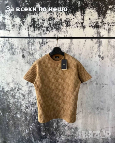 Fendi Мъжка Тениска👕Мъжка Блуза С Къс Ръкав Фенди - Налични Различни Цветове Код A1279