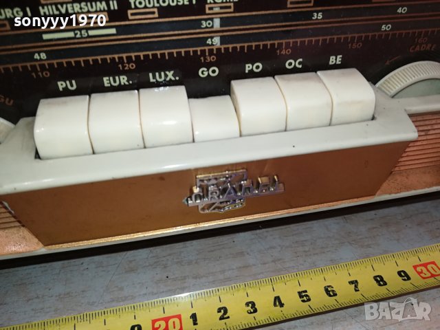 АНТИКА-СТАРО ФРЕНСКО ЛАМПОВО РАДИО 0512230835, снимка 7 - Радиокасетофони, транзистори - 43279279