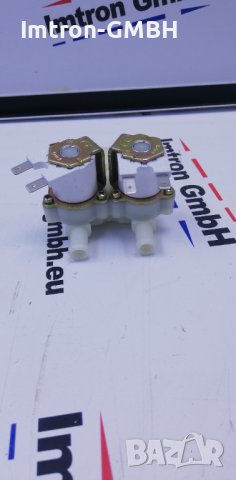  Двоен електромагнитен клапан за пералня / КК652000096 - 2бр., снимка 3 - Ремонти на перални - 39346684