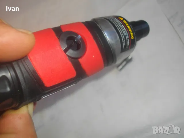 НОВ ПНЕВМАТИЧЕН ПРАВ ШЛАЙФ ВИСОКОСКОРОСТЕН 25000 об/мин AEROPRO Пълен комплект, снимка 12 - Други инструменти - 47874163