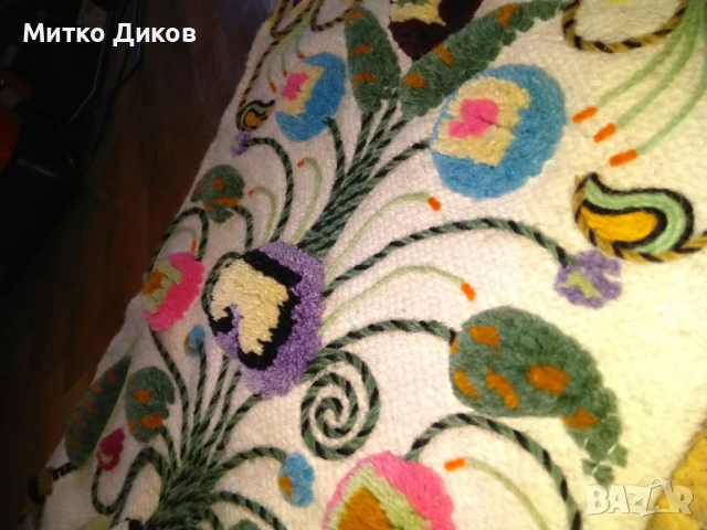 Пано за стена винтидж 44х92см с ресните Wall tapestry fibre handing woven, снимка 9 - Пана - 51084034