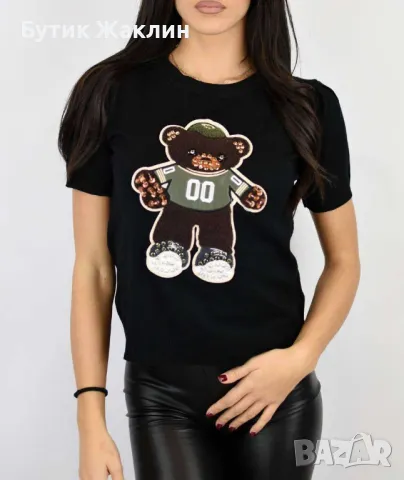 Дамска блуза мече, снимка 1