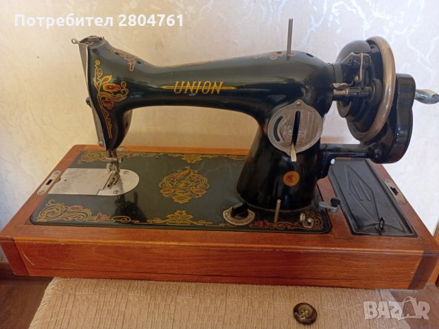 Шевна машина Юнион, снимка 2 - Антикварни и старинни предмети - 34611779