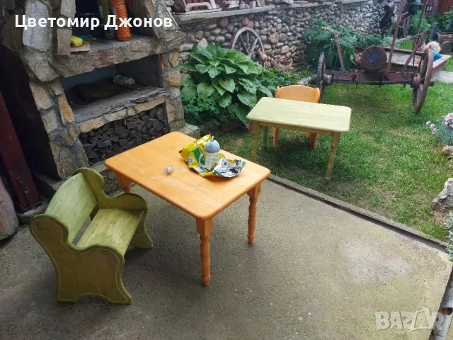 Детска маса,столче,етажерка, снимка 10 - Мебели за детската стая - 48951913