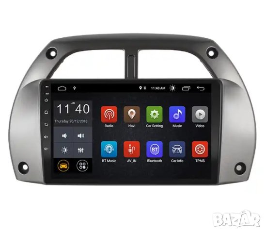 Мултимедия, 9", Двоен дин, за Toyota RAV4, Андроид, за РАВ 4, Дин екран, навигация, Android, RAV 4