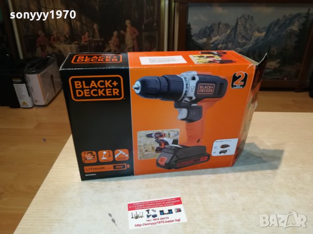 BLACK DECKER LITHIUM 2401221952, снимка 2 - Винтоверти - 35548957