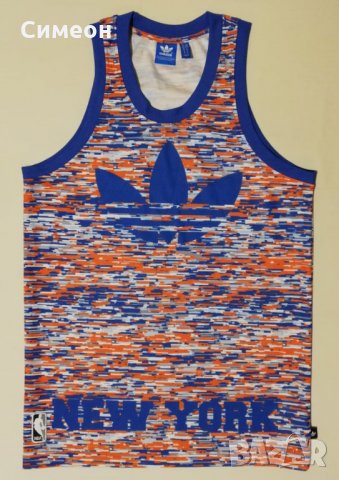 Adidas Originals NBA New York Knicks НОВ оригинален потник XS Адидас, снимка 1 - Спортни дрехи, екипи - 28990885