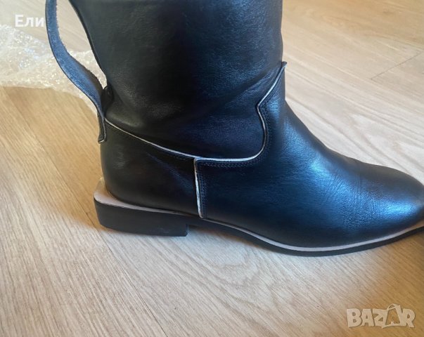 Елегантни кожени боти🌸🎀, снимка 4 - Дамски боти - 39136228