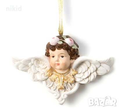 3D голям ангел глава и отворени крила силиконов молд форма калъп гипс декор сапун