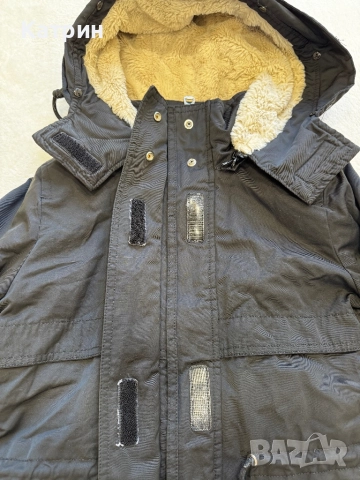 Зимно яке черно Bershka , снимка 3 - Якета - 51788549