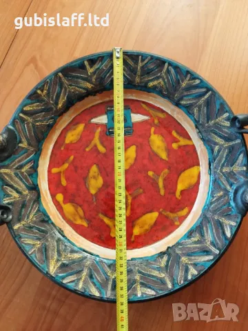 Керамична чиния, плато, ателие "Danko handmade", снимка 6 - Декорация за дома - 47582696