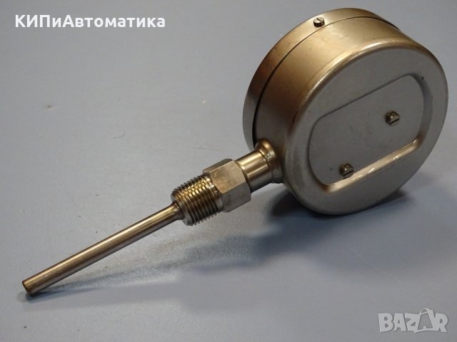 биметален термометър Wika thermometer ф100mm, 0/+400°C, L-80mm, снимка 5 - Резервни части за машини - 35228796