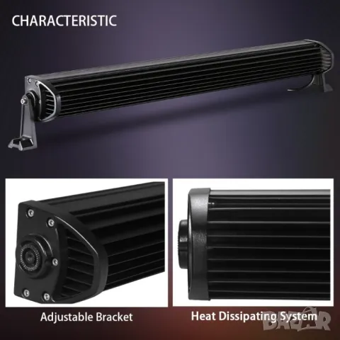 Лед бар 180 вата със 60 крушки и 15 000 лумена светлинен поток LED BAR6, снимка 6 - Лед осветление - 49977156