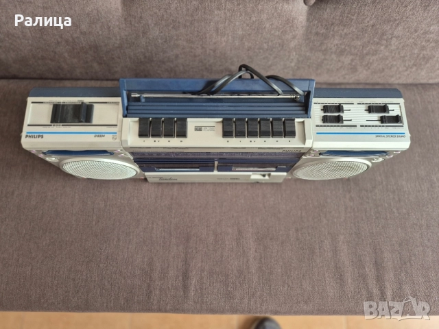 Касетофон Philips D8334/00 Super Tandem, снимка 2 - Радиокасетофони, транзистори - 51665715