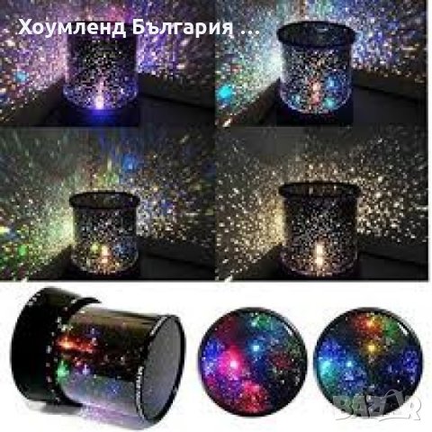Магическа детска лампа "Мощно небе" - светещи звезди, нощна лампа, снимка 5 - Настолни лампи - 26791042