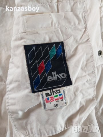 Elho Vintage Skiwear Down Puffer Red Men's Vest, SIZE 36/С - страхотен пухен елек, снимка 8 - Други - 38959732