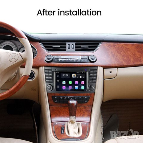 Мултимедия, Mercedes, E Class, Двоен дин, Мерцедес, W211, E200, E220, E270, Е320, Android, CLK клас , снимка 11 - Аксесоари и консумативи - 43448813