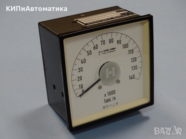 Индикатор стрелкови DR. E Horn EA 96x96.1S, снимка 8 - Резервни части за машини - 34902698