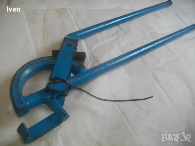 РЪЧЕН ТРЪБОГИБ 22мм Ръчен уред немски старо качество за огъване всякакви тръби метални дебелостенни 