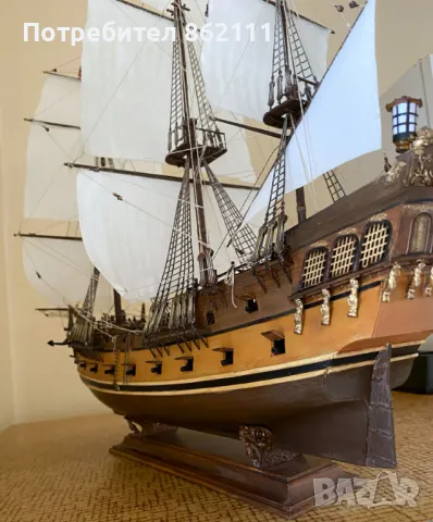 Макет на ветроходен кораб, снимка 8 - Колекции - 48173299