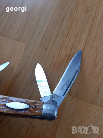 Джобен нож с рогови чирени , снимка 6 - Ножове - 38740981