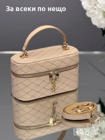 Дамска Кожена Чанта Yves Saint Laurent - Налични Разслични Цветове Код E496, снимка 12 - Чанти - 50677624